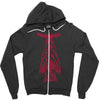 hanging around Zipper Hoodie