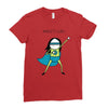 anxiety girl Ladies Fitted T-Shirt