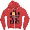 be a eleven Zipper Hoodie