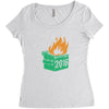 2016 dumpster fire Women's Triblend Scoop T-shirt