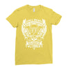 All Men are Created Equal but Only the Best are Born in October Ladies Fitted T-Shirt