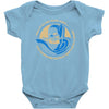 mustache batman Baby Onesie