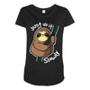 slow sloth Maternity Scoop Neck T-shirt