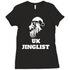 uk jinglist Ladies Fitted T-Shirt