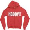 happy Zipper Hoodie