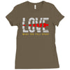 love make you fall apart Ladies Fitted T-Shirt