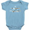s&rsquo;morse code Baby Onesie