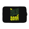 rage quit Laptop sleeve