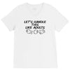 let's handle this like adults V-Neck Tee