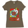 clash of clowns Ladies Fitted T-Shirt