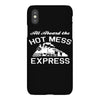 all aboard hot mess express train iPhoneX Case