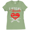 i steal heart valentin day Ladies Fitted T-Shirt
