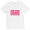 Too Pure To Be Pink V-Neck Tee