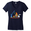 russian cargo Women's V-Neck T-Shirt