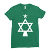 chrismukkah tree christmas Ladies Fitted T-Shirt