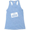 my name is awesome Racerback Tank
