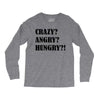 crazy angry hungry Long Sleeve Shirts
