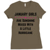 January Girls Ladies Fitted T-Shirt