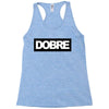 Dobre Black/White Racerback Tank