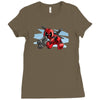 lego deadpool Ladies Fitted T-Shirt