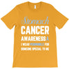 stomach cancer awaneress i wear periwinkle for someone special to me T-Shirt