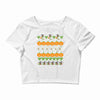 halloween ugly sweater tn featured Crop Top