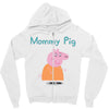 peppa pig mommy pig Zipper Hoodie