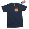 LGBT Pocket Rainbow Colors Exclusive T-shirt