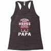 papa heros Racerback Tank