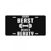 Every Beast Needs a Beauty License Plate