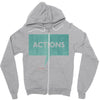 louder than words Zipper Hoodie