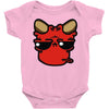 devil face 2 Baby Onesie