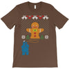 cookie monster gingerbread man ugly christmas sweater T-Shirt