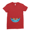 Two Peas In a Pod Twin Chocolate Baby Boys Ladies Fitted T-Shirt