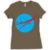 logic nasa Ladies Fitted T-Shirt