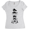 dragonball goku Women's Triblend Scoop T-shirt