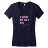 I Woke Up Like Dis: Flawless Women's V-Neck T-Shirt