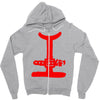 santa claus suit Zipper Hoodie
