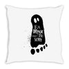 eat drink and be scary 2 Throw Pillow