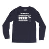 a balanced diet is a beer in each hand Long Sleeve Shirts
