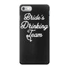 bride's drinking team diamond ring bachelorette iPhone 7 Case