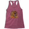danger angry bear Racerback Tank
