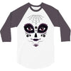 girl day of the dead 3/4 Sleeve Shirt