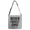 Never Forget Chaz Adjustable Strap Totes