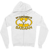 my superhero is barman Zipper Hoodie