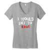I Would  Like To Rage Women's V-Neck T-Shirt