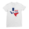 texan boxer lover Ladies Fitted T-Shirt