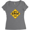turtle xing Women's Triblend Scoop T-shirt