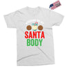 working on my santa body Exclusive T-shirt