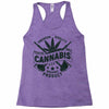 cannabis medical only Racerback Tank